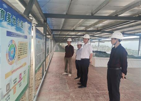 【奋战80天·冲刺四季度】何勇到忻城县光大牧业澳湖肉羊全产业链项目检查指导