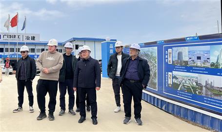 韦克雪到桂鸿分公司项目进行安全生产检查