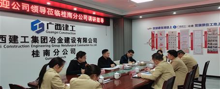 蒙胜益到桂南分公司调研指导工作