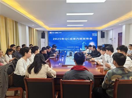 冶建公司举行2025年QC小组成果发布会