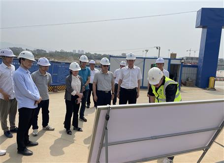 集团公司考评组到冶建公司项目开展劳动竞赛评比检查