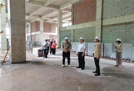 赖海标到冶建第三分公司项目开展五一节前检查