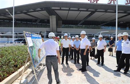 张壮到冶建公司一在建项目检查指导